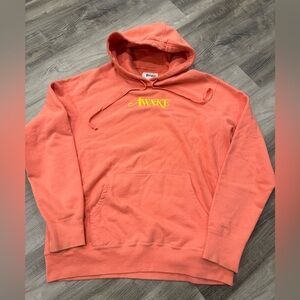 Awake NY Men's Vibrant Peach Hoodie
